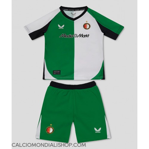 Maglie da calcio Feyenoord Terza Maglia Bambino 2024-25 Manica Corta (+ Pantaloni corti)